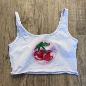 Dolls kill cherry crop top